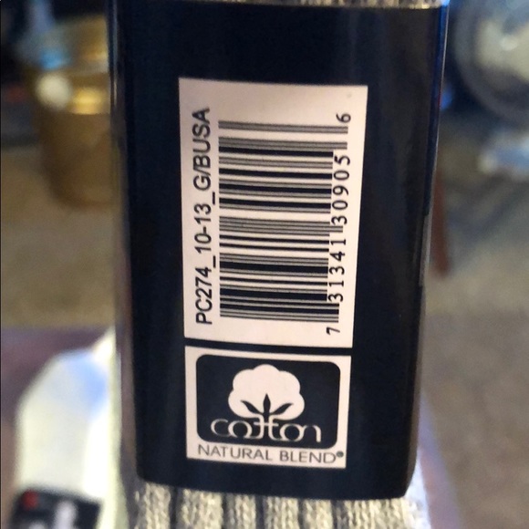 Power Club Sport Socks U.S.A .(4 Pair) White/Gray - Picture 3 of 8